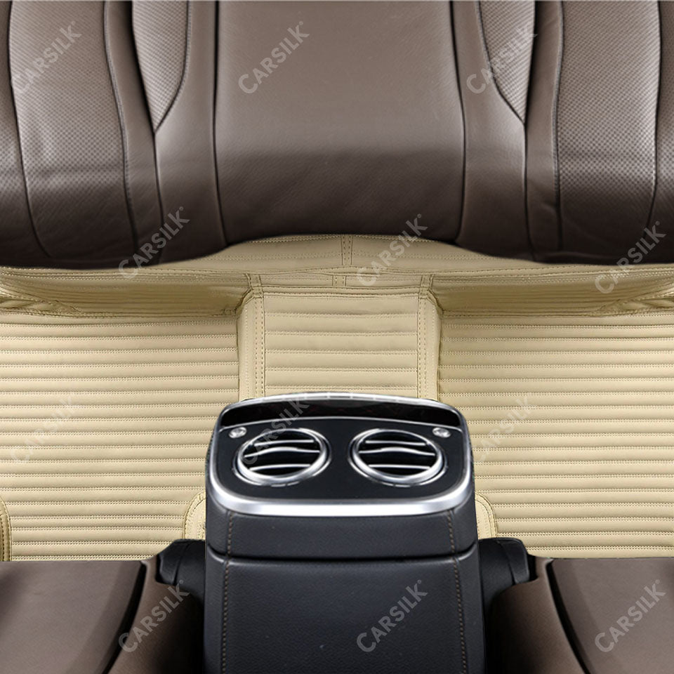 GALAXY CUSTOM SINGLE LAYER CAR MATS SET CREAM BEIGE - Carsilks