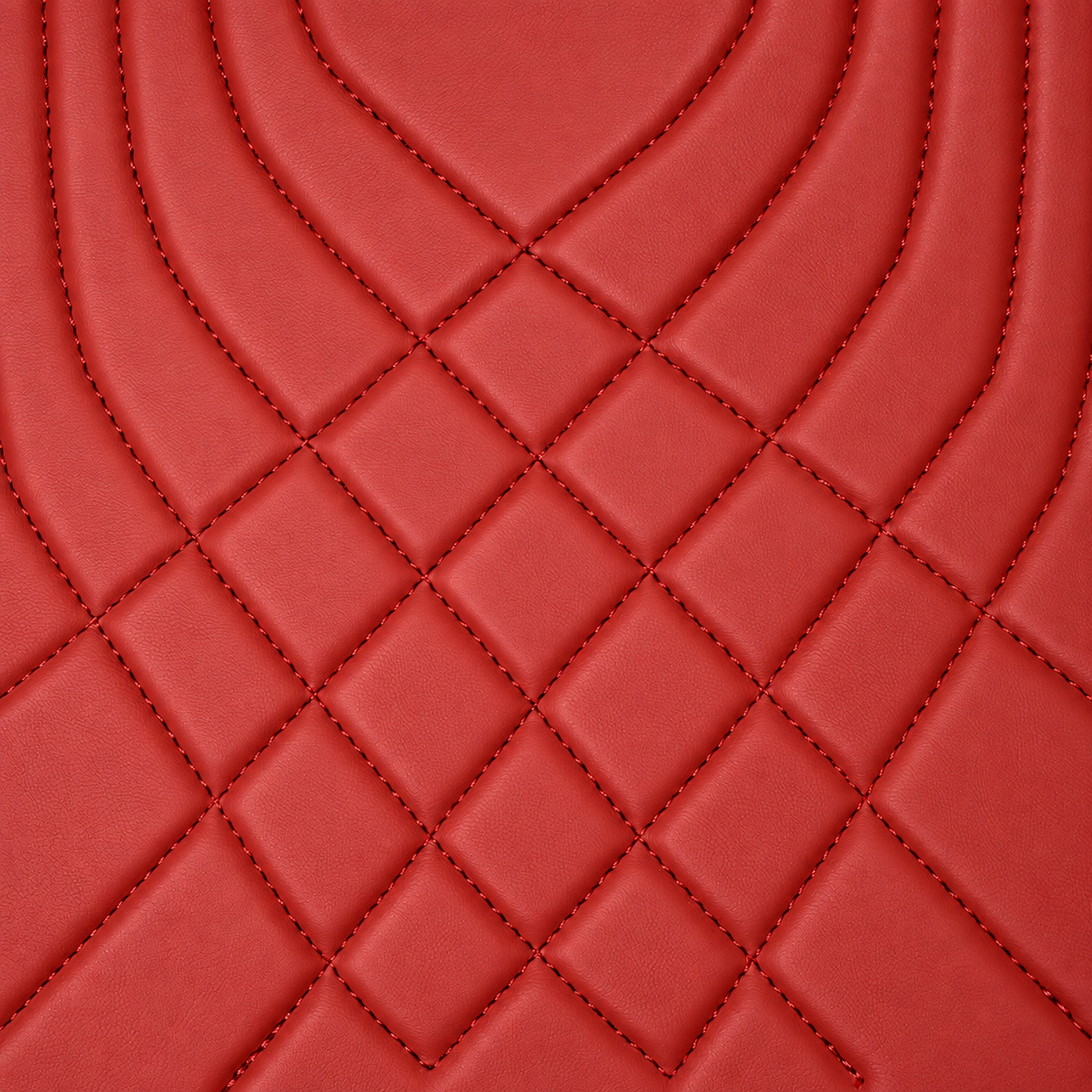 RED LINE STYLE NAPPA LEATHER BASE TRUNK CAR MAT