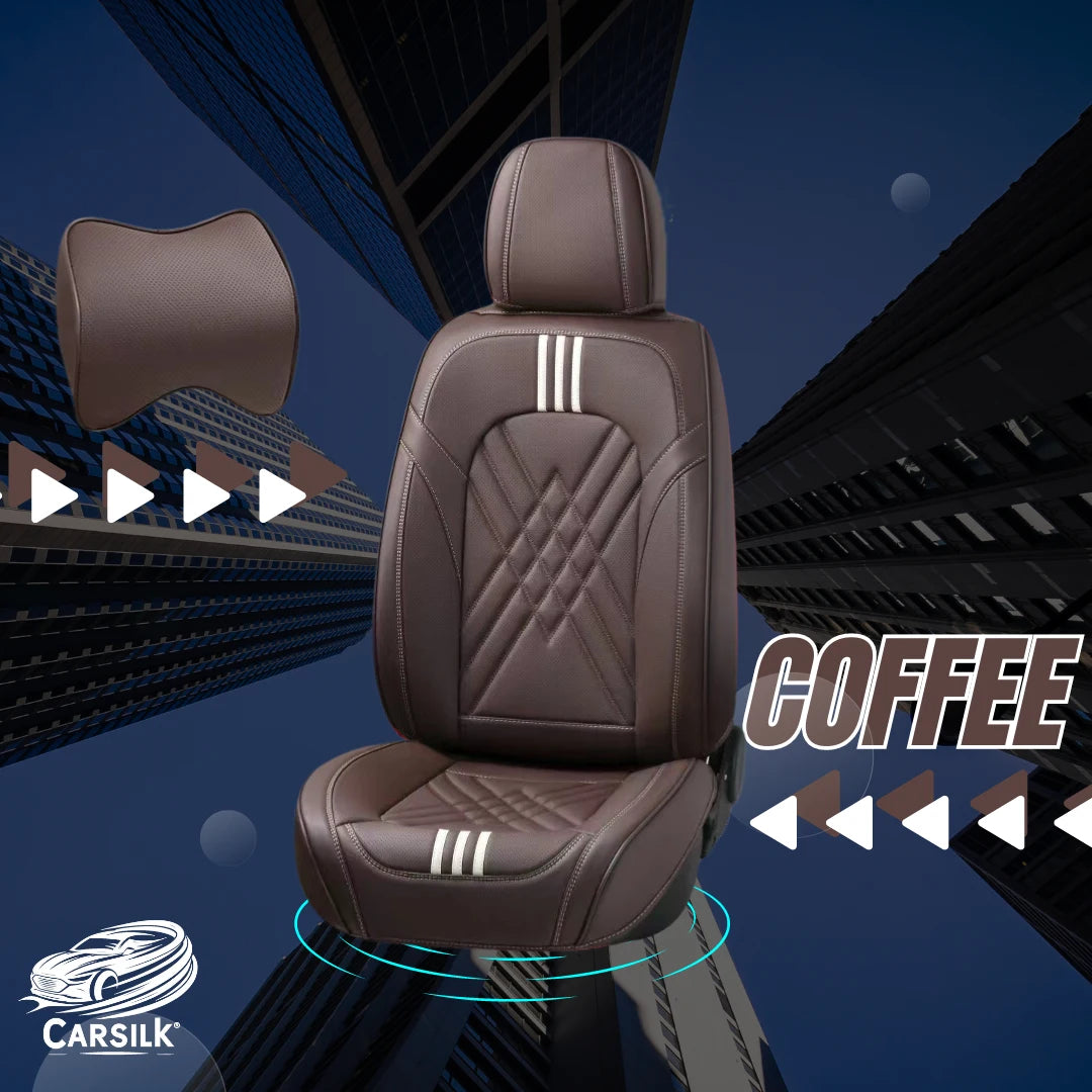 2024 Full Set Universal Breathable Waterproof Vehicle Leather Cover for Cars, SUV - Carsilks