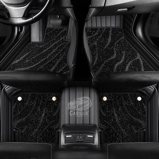 BLACK GALAXY CUSTOM CAR MATS - Carsilks