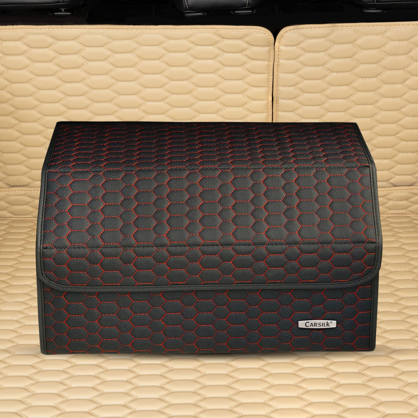 Honey Comb Pattern Trunk Organizer - Carsilks