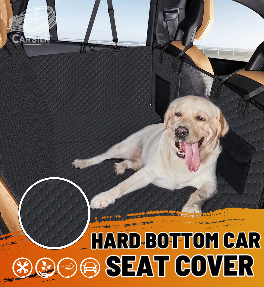 Hard Bottom Dog Car Seat Cover - Carsilks 