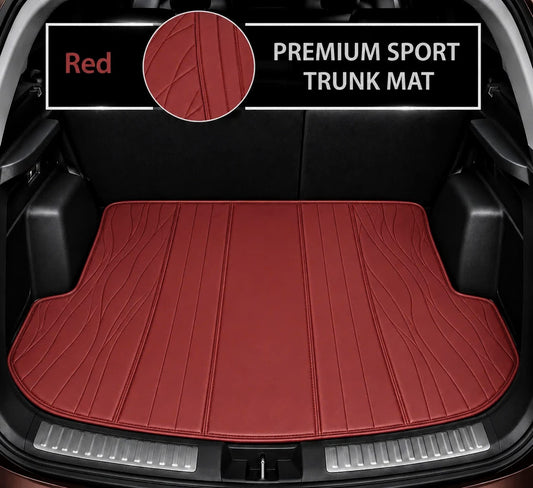 RED SPORT STYLE BASE TRUNK CAR MAT