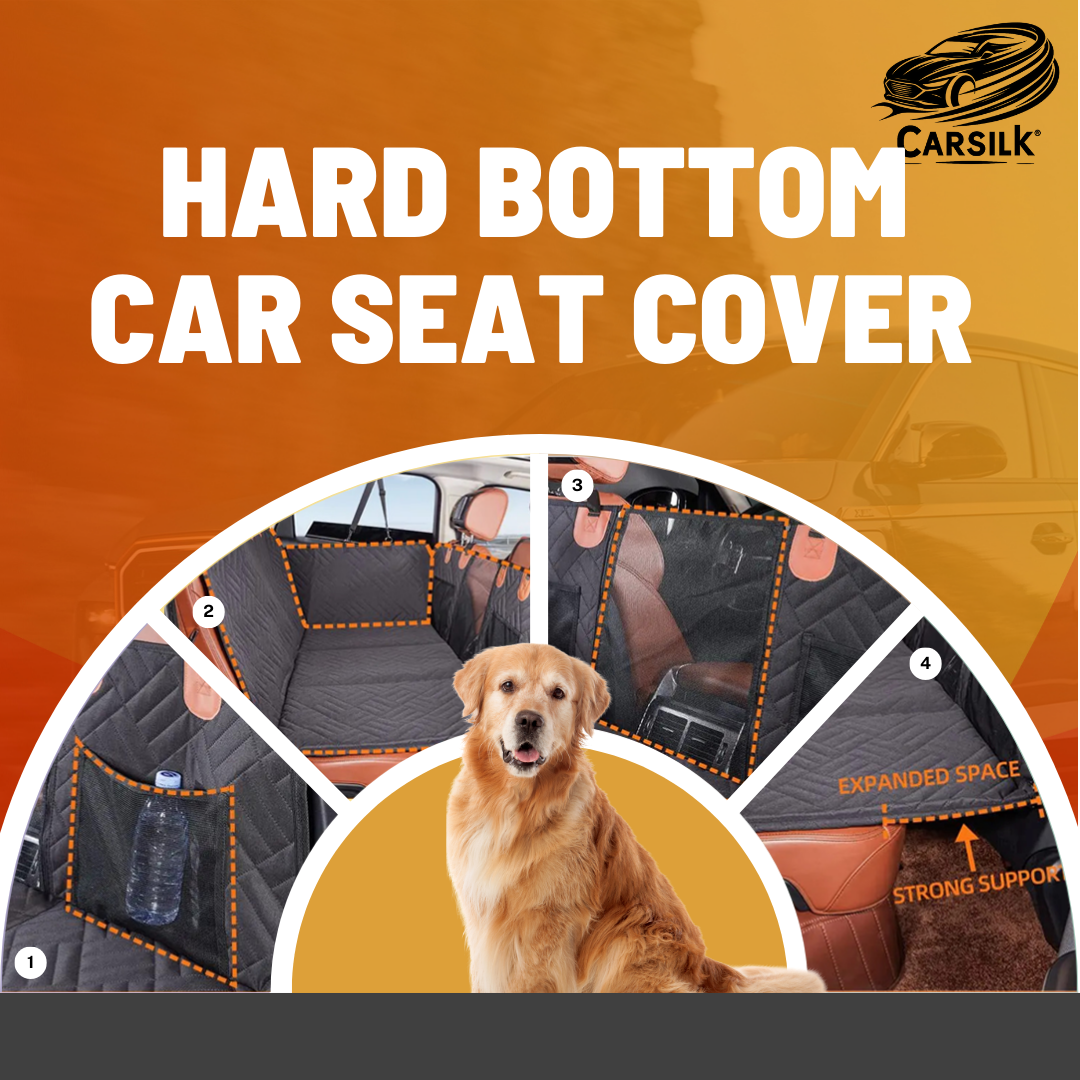 Hard Bottom Dog Car Seat Cover - Carsilks 