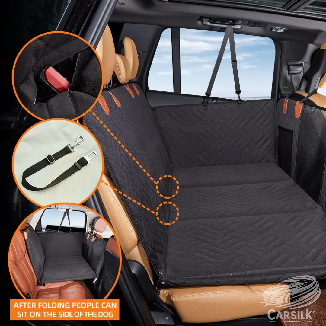 Hard Bottom Dog Car Seat Cover - Carsilks 