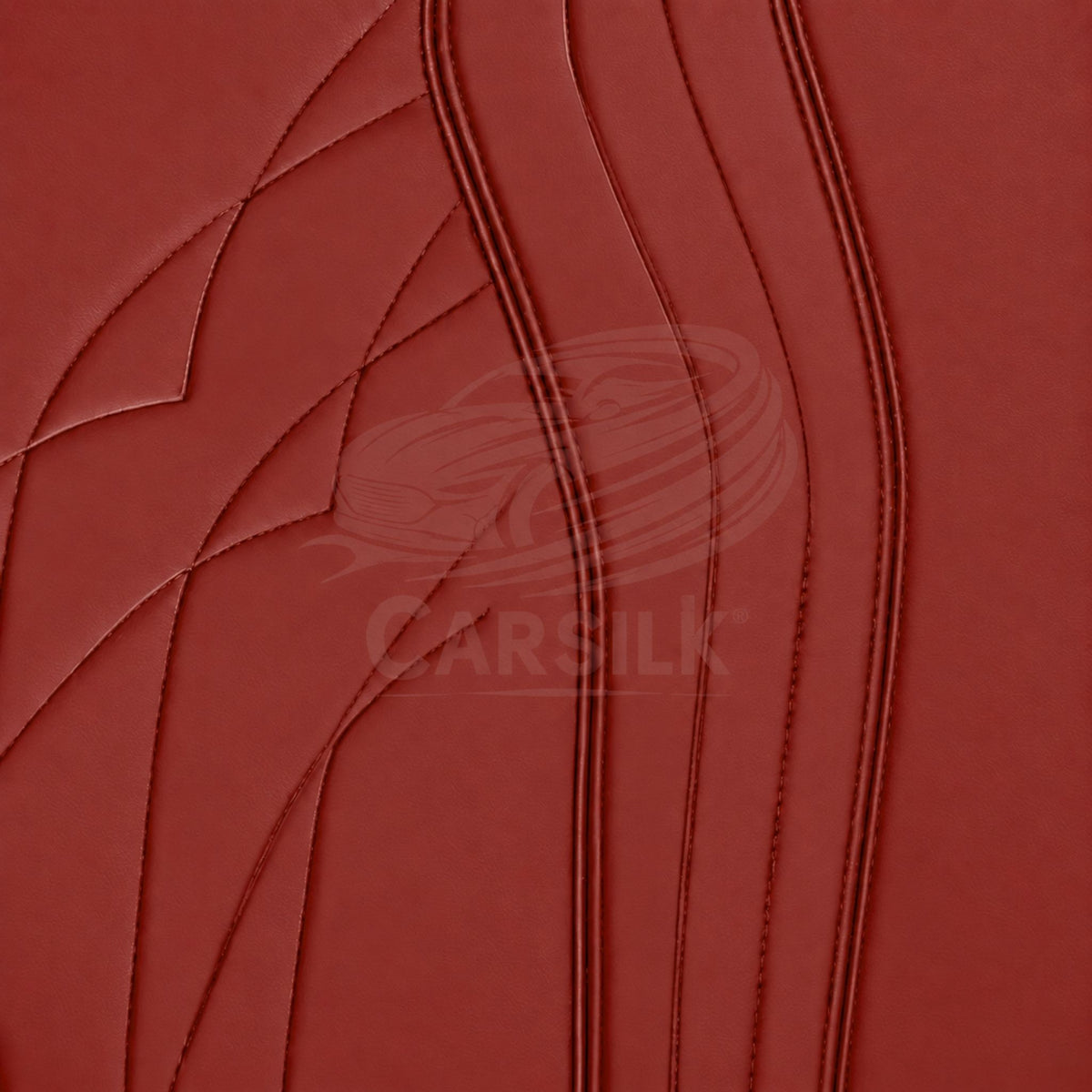 RED NAPPA LEATHER CAR MATS SET