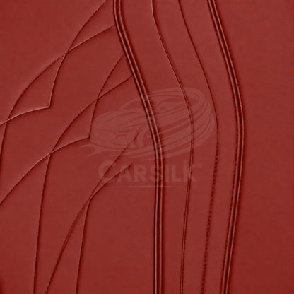 RED NAPPA LEATHER CAR MATS SET