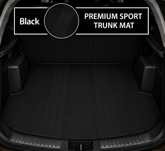 BLACK SPORT STYLE BASE TRUNK CAR MAT