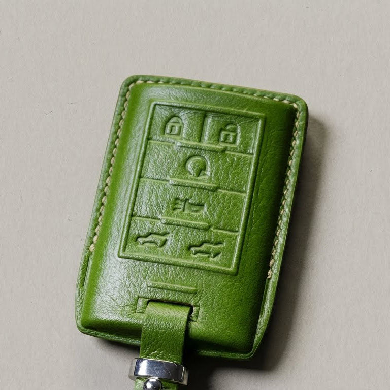 Premium Leather Key Fob for Cadillac