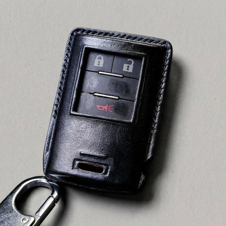 Premium Leather Key Fob for Cadillac