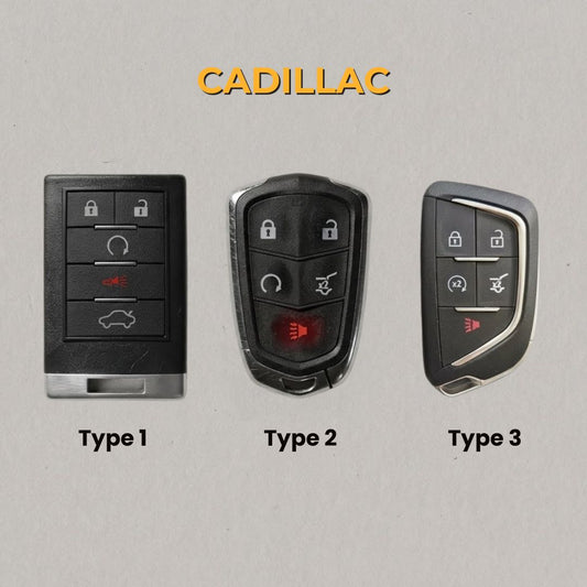 Premium Leather Key Fob for Cadillac - Carsilks 