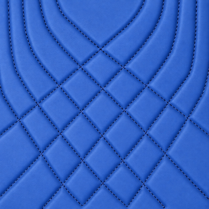 BLUE LINE STYLE NAPPA LEATHER BASE TRUNK CAR MAT