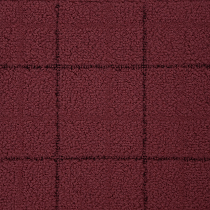 BLACK AND RED FULL COIL DOUBLE LAYER NAPPA LEATHER CAR MATS SET
