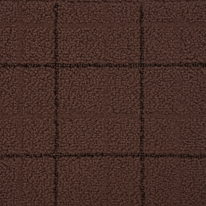 BROWN AND DARK BROWN FULL COIL DOUBLE LAYER NAPPA LEATHER CAR MATS SET