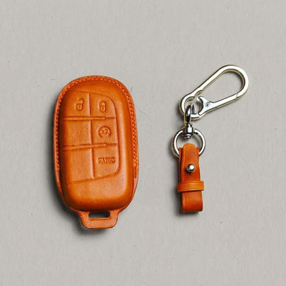 Premium Leather Key Fob for Chrysler