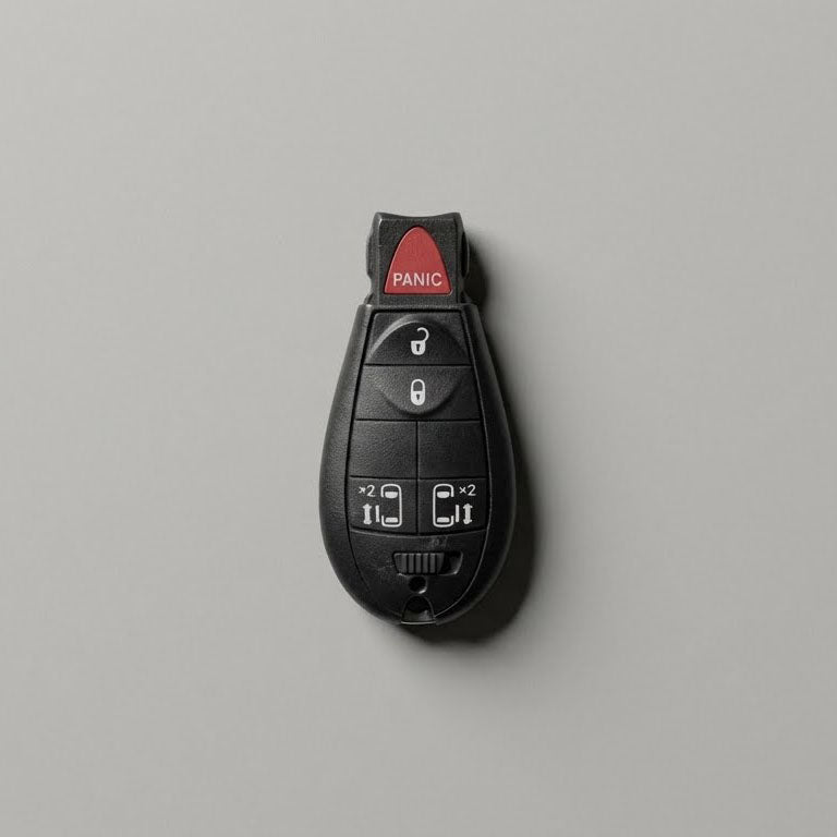 Premium Leather Key Fob for Chrysler