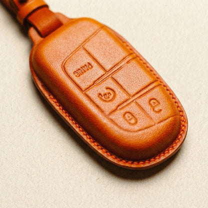 Premium Leather Key Fob for Chrysler