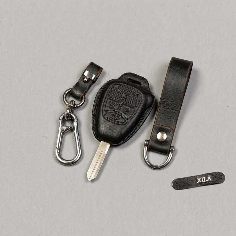 Premium Leather Key Fob for Chrysler
