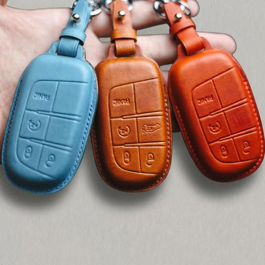 Premium Leather Key Fob for Chrysler