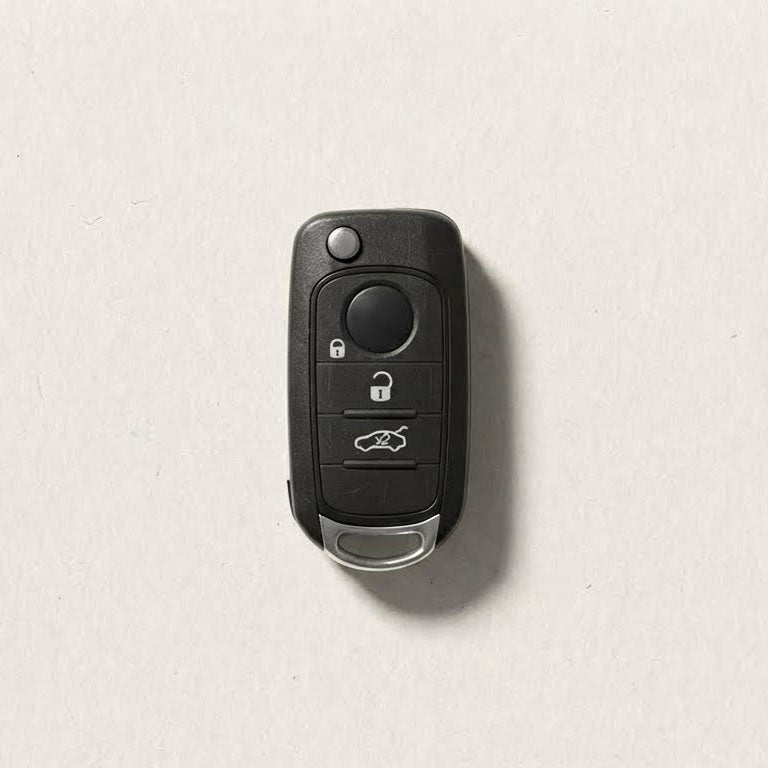 Premium Leather Key Fob for Fiat