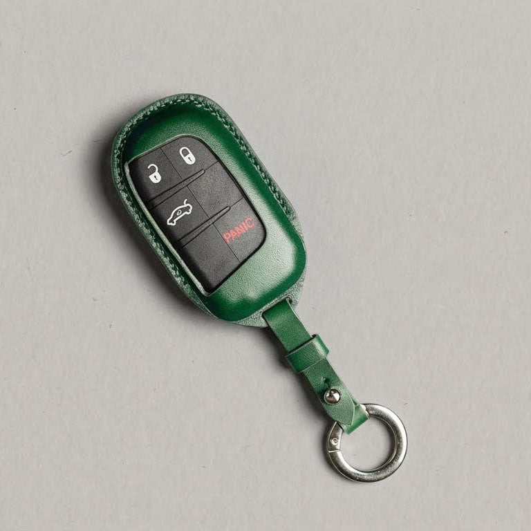 Premium Leather Key Fob for Fiat