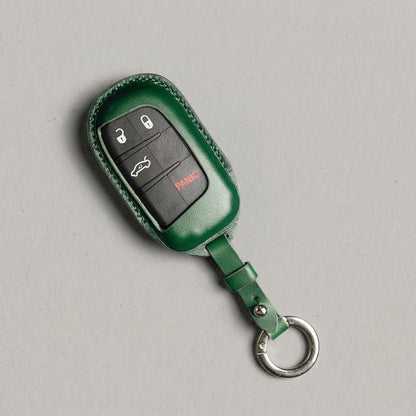 Premium Leather Key Fob for Fiat