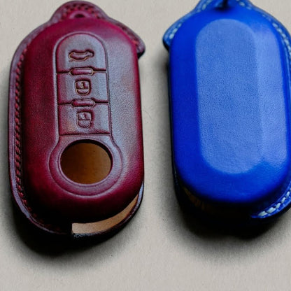 Premium Leather Key Fob for Fiat