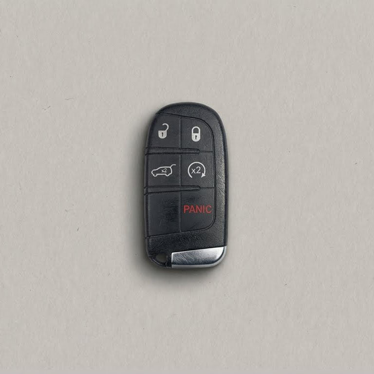 Premium Leather Key Fob for Fiat