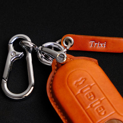 Premium Leather Key Fob for Fiat - Carsilks 
