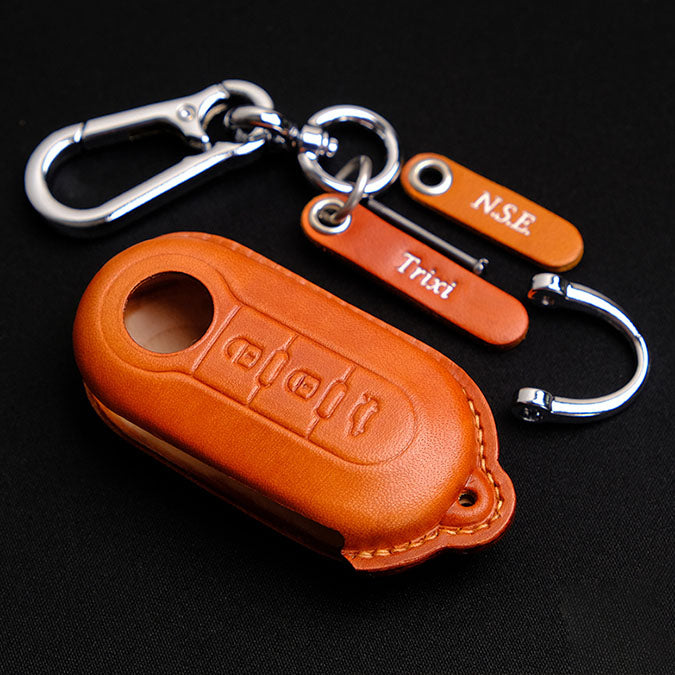 Premium Leather Key Fob for Fiat - Carsilks 