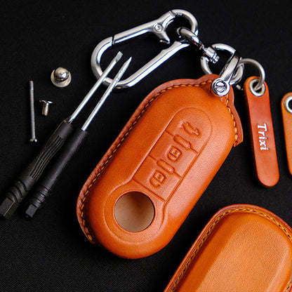 Premium Leather Key Fob for Fiat - Carsilks 