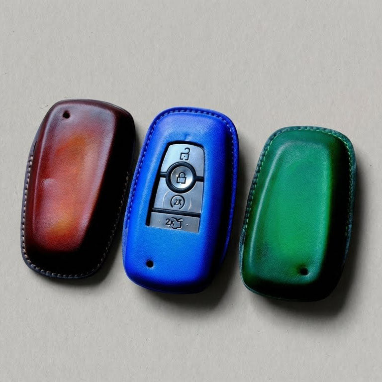 Premium Leather Key Fob for Ford