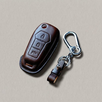 Premium Leather Key Fob for Ford