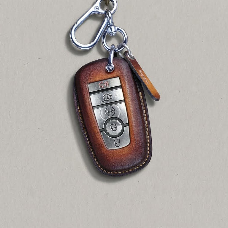 Premium Leather Key Fob for Ford