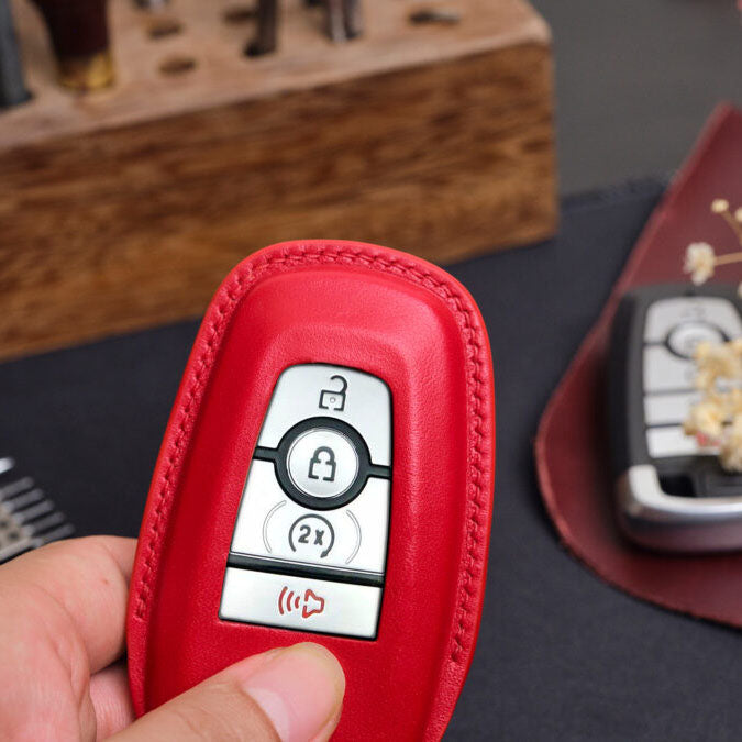 Premium Leather Key Fob for Ford - Carsilks 