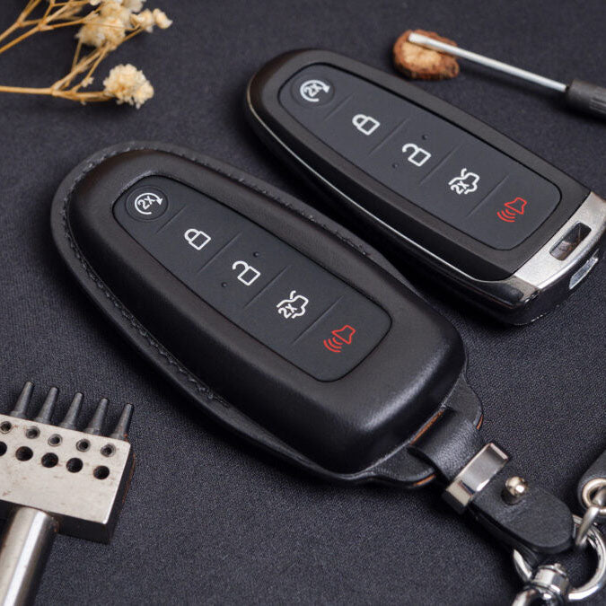 Premium Leather Key Fob for Ford - Carsilks 