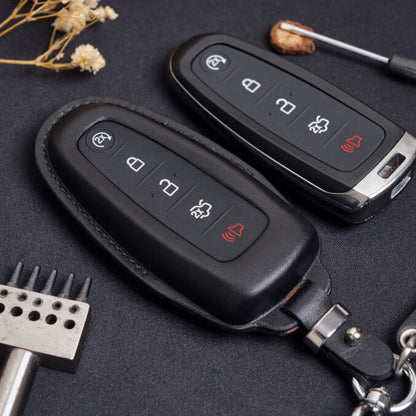 Premium Leather Key Fob for Ford - Carsilks 