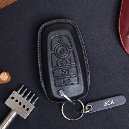 Premium Leather Key Fob for Ford - Carsilks 