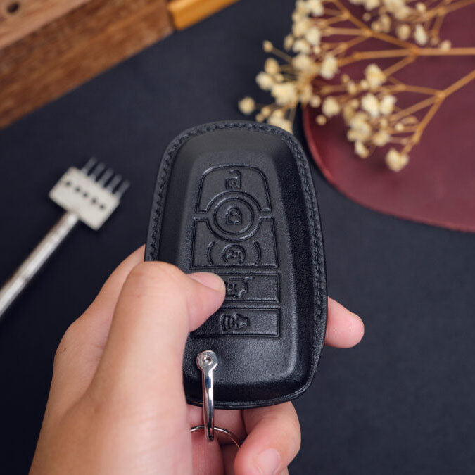 Premium Leather Key Fob for Ford - Carsilks 