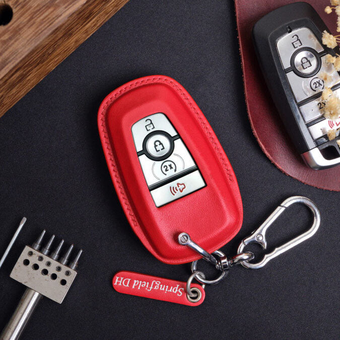 Premium Leather Key Fob for Ford - Carsilks 