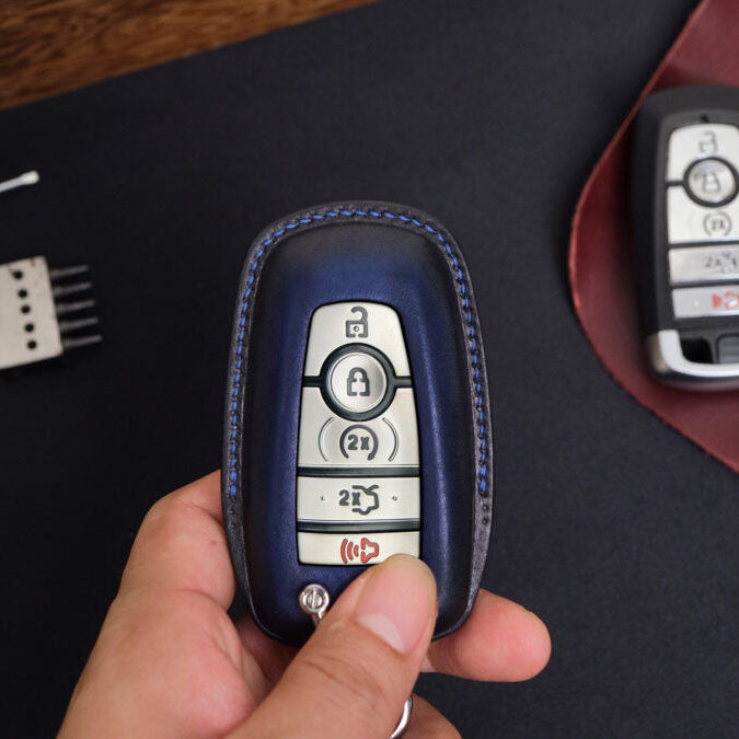 Premium Leather Key Fob for Ford - Carsilks 