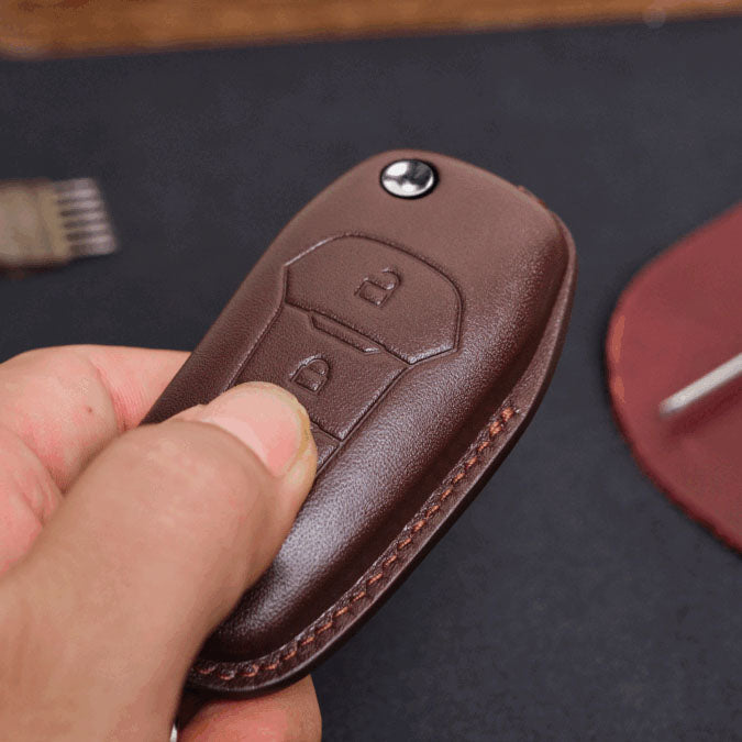 Premium Leather Key Fob for Ford - Carsilks 