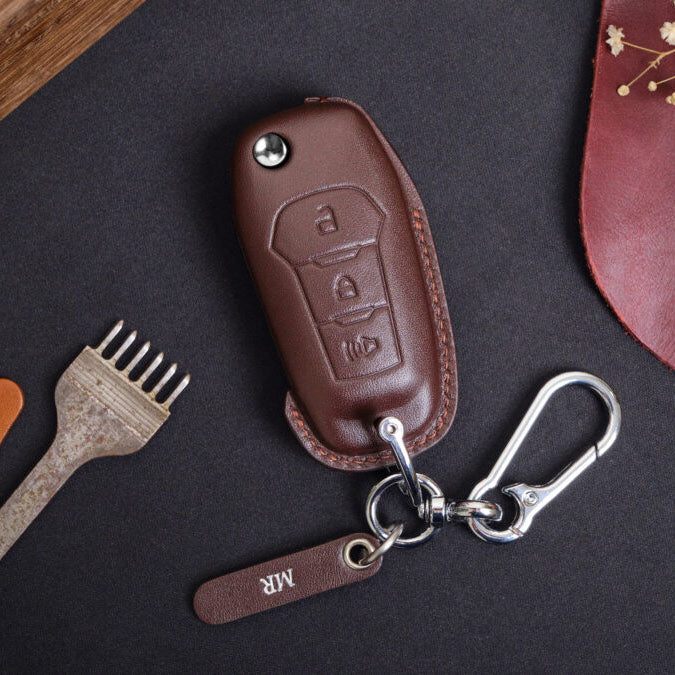 Premium Leather Key Fob for Ford - Carsilks 
