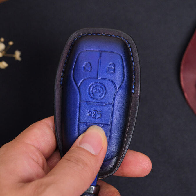 Premium Leather Key Fob for Ford - Carsilks 