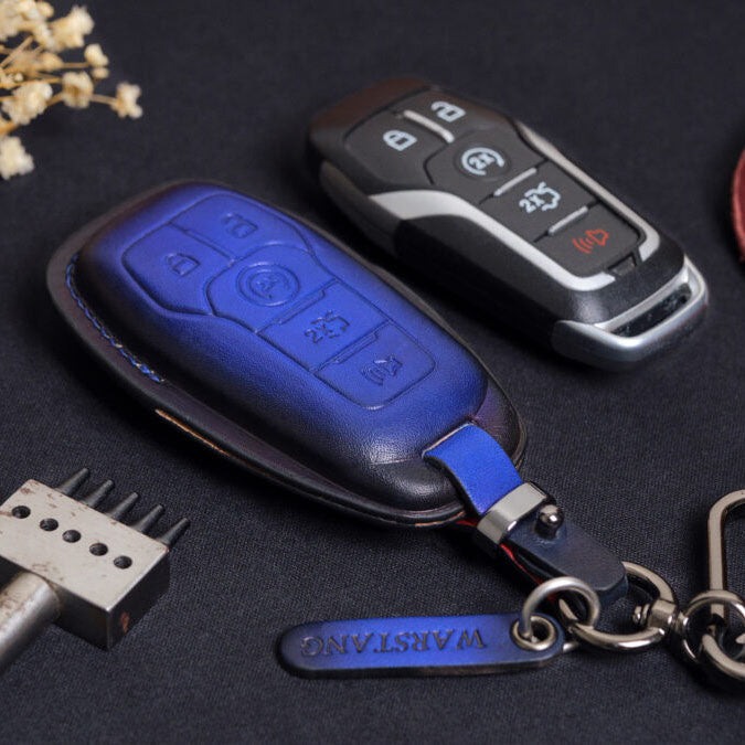 Premium Leather Key Fob for Ford - Carsilks 