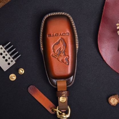Premium Leather Key Fob for Ford - Carsilks 