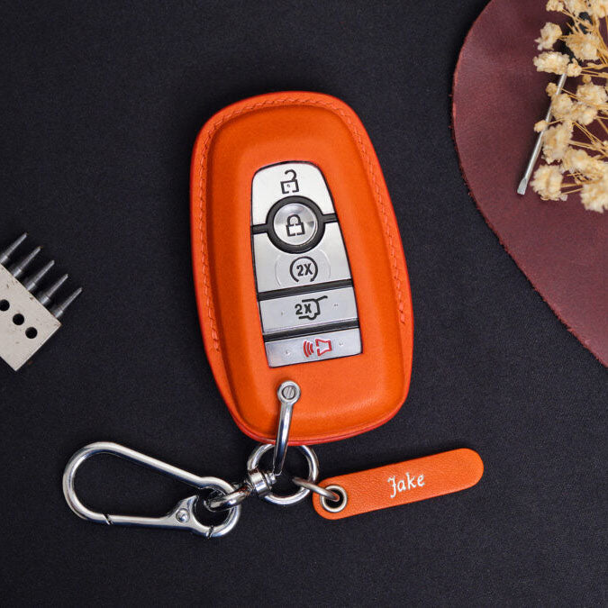 Premium Leather Key Fob for Ford - Carsilks 