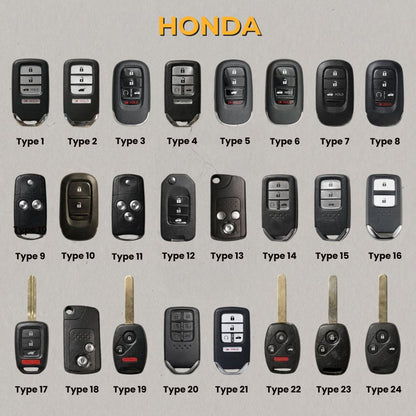 Premium Leather Key Fob for Honda - Carsilks 