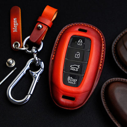 Premium Leather Key Fob for Hyundai - Carsilks 