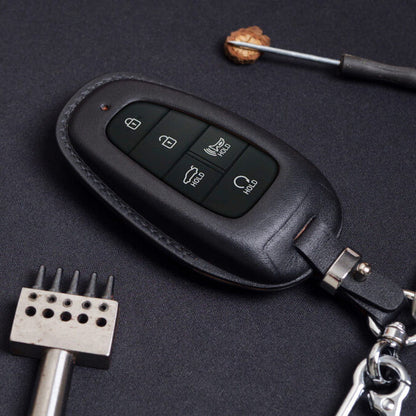 Premium Leather Key Fob for Hyundai - Carsilks 